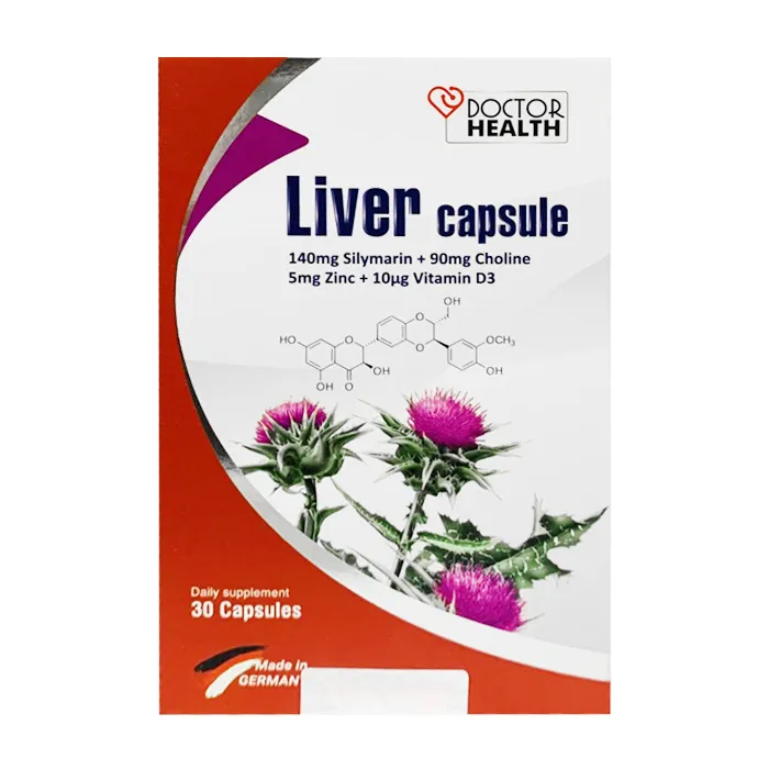 Viên uống Doctor Health Liver Capsule - Hỗ trợ bảo vệ gan hiệu quả với Silymarin 140mg - Hộp 30 viên